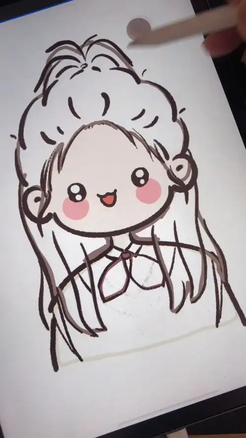 给别人的女朋友画的卡通表情包卡通头像