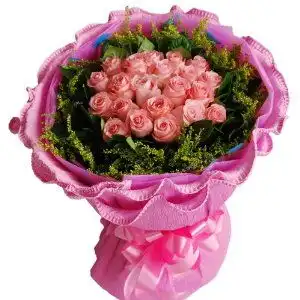 花易鲜花速递生日礼物21枝戴安娜粉玫瑰实体花店全国配送结婚礼物情人节礼物美丽生活怎么样,好不好