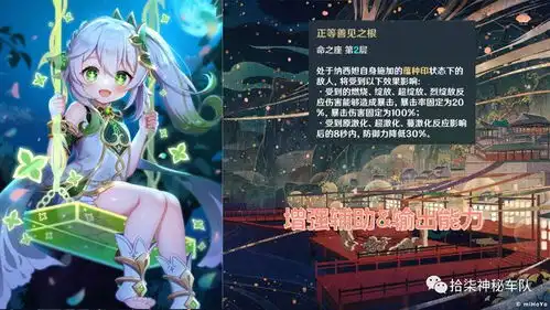 原神草神纳西妲兼容性极强,平民玩家配队核心角色,别错过了