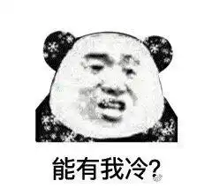 天气冷搞笑表情包请问你是不是想冷死我