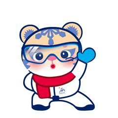 超级萌亚冬会吉祥物官方表情包和壁纸上线,快来下载吧