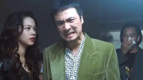 古惑仔1之人在江湖坤哥经典火气很大,谁都不要惹他