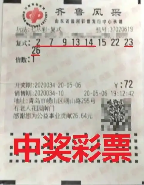用车牌号选号一张复式票揽获379954元奖金