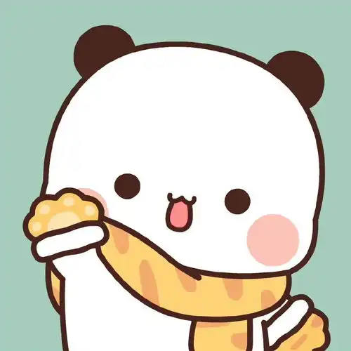情侣头像小熊猫一二布布