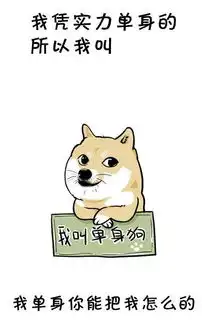 有趣表情包我凭实力叫单身狗,有些话有必要说一说
