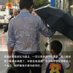 好暖成都街头爸爸用衣角为孩子遮雨网友热议点赞父爱