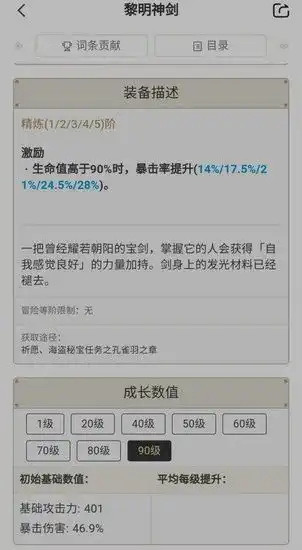 原神黎明神剑怎么样原神黎明神剑武器属性分析