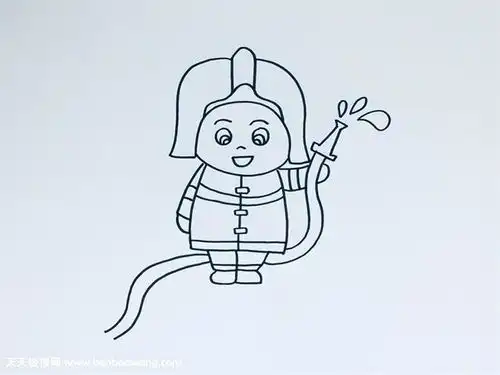 消防员简笔画消防员简笔画大全简单漂亮