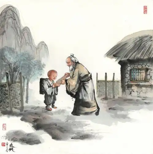 权迎升禅画小和尚水墨艺术展上海玉佛禅寺展即将开幕