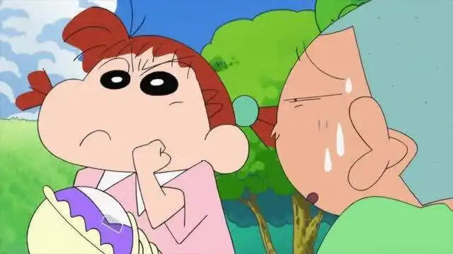 蜡笔小新中搞笑又感人的镜头妮妮的套路依旧很深
