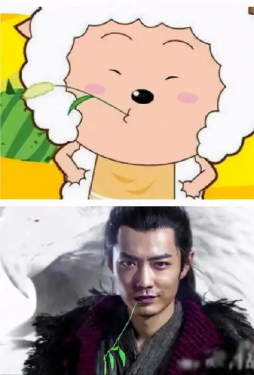 狼殿下撞脸大赏,演员表情各异,莫不是一部喜之郎