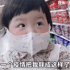 表情包一个疫情把我胖成这样了