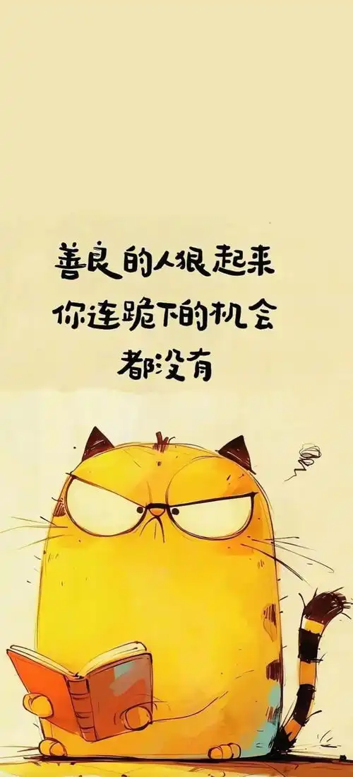 放下个人素质,享受缺德人生沙雕有趣壁纸