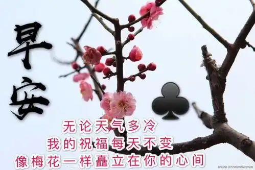 12月21七最新冬天早安祝福语动态表情图片带字天冷关心问候的话