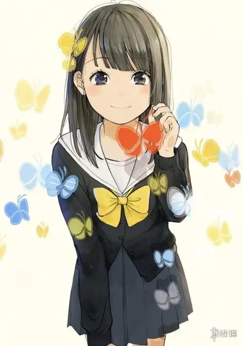 超可爱小姐姐都笑哭了日本画师绘萌妹版emoji
