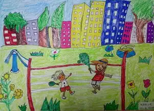 我爱家乡美景地直街小学绘画作品展二