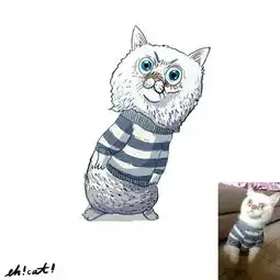 哈哈哈哈把你家猫画成超搞笑表情包