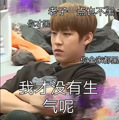 wannaone自制表情包第三弹,爱到深处自然黑系列