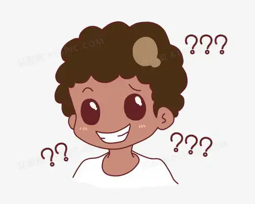 卡通黑人疑惑表情图片免费下载png素材编号zq9ikdr9m图精灵