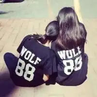 带字好姐妹头像守你一辈子宠你一辈子