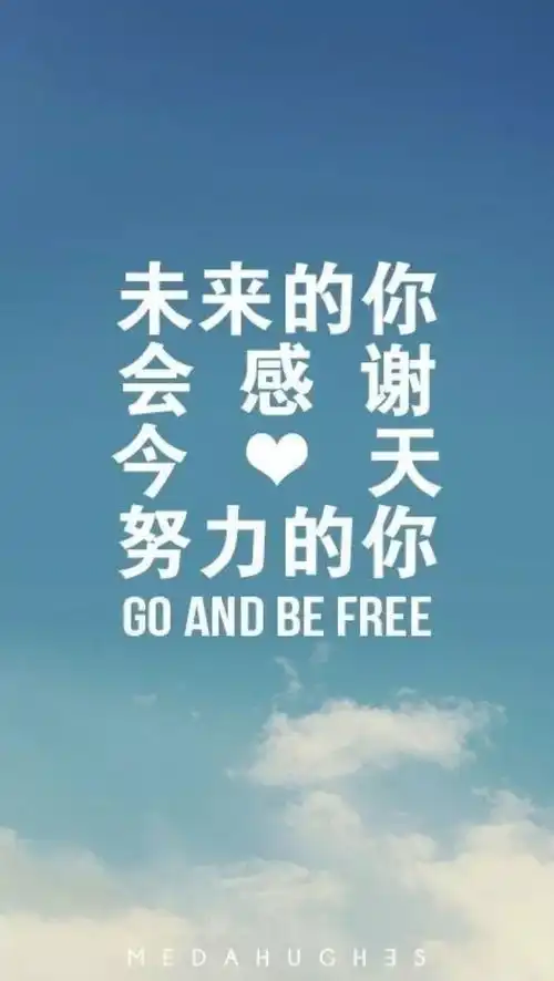 我有决心,从不踌躇