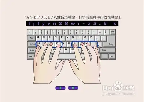 计算机键盘正确手势,打字时如何正确放置手指正确的键盘打字手势图文...