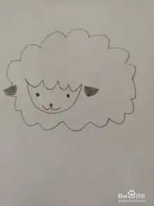 如何画小绵羊的简笔画