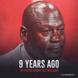 9年前的今天乔丹哭泣的表情诞生