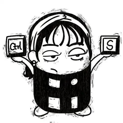 胶囊人仿黑白木刻版画效果表情包