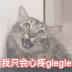 今日表情包我只会心疼giegie