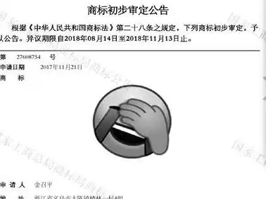捂脸表情注册成商标申请人不认为商标侵权