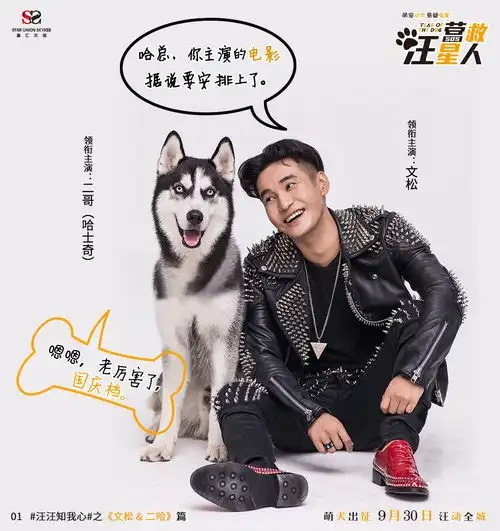 营救汪星人文松与哈士奇演技探索幽默对话图具备治愈功效