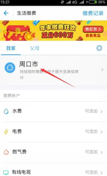 支付宝里缴电费中的应缴金额欠费余额分别是什么意思为什么余额是负数