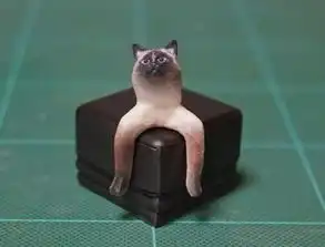 真正的猫奴,把猫咪的搞笑照片做成模型,太魔性