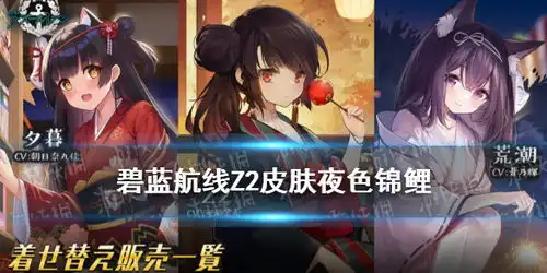 碧蓝航线z2皮肤夜色锦鲤怎么样偶像大师联动z2浴衣换装介绍游侠手游