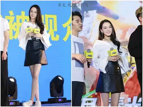 迪丽热巴和古力娜扎撞衫,旁边竟都有鹿晗