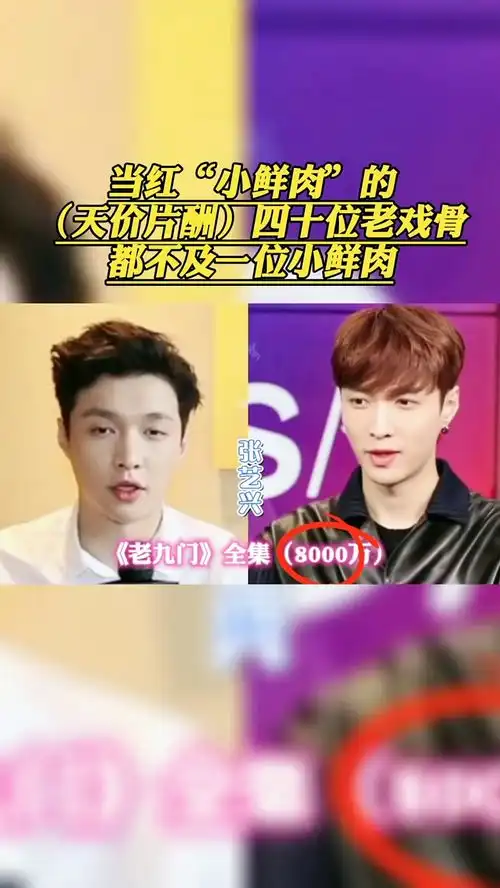 当红小鲜肉的天价片酬四十位老戏骨都不及一位小鲜肉