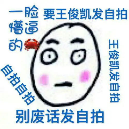 王俊凯的画风真是丑萌丑萌表情包自取