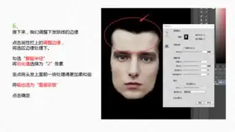 ps合成有趣的脸部涂鸦效果教程