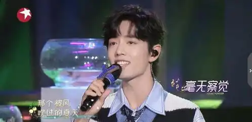 我们的歌那英没拿住肖战的金鱼很慌张,她直接喷麦肖战表情亮了