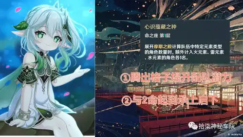 原神草神纳西妲兼容性极强,平民玩家配队核心角色,别错过了