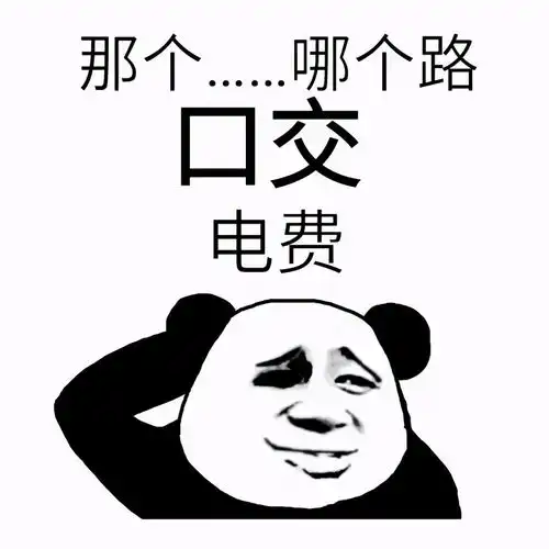 熊猫头表情包小哥哥,外面冷,快上车