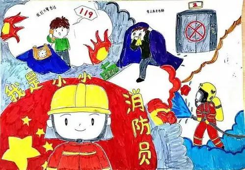 手别停我是小小消防员绘画作品巡展投票第二波开始了