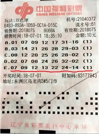 抚顺彩民出奇招坚持1年获双色球二等奖