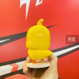 抖音同款小黄鸭可爱动物摆件