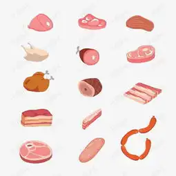 肉类食品矢量素材图片免费下载高清装饰图案png千库网图片编号2487503