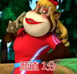 熊出没颜值指数排行,光头强不及格,他却只有个位数