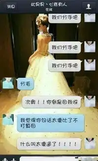 情侣分手聊天信息截图