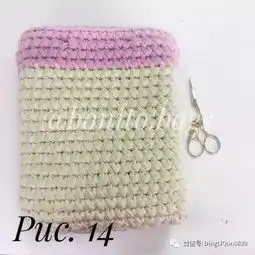 编织教程用粗纱线编织的包包图解及作品