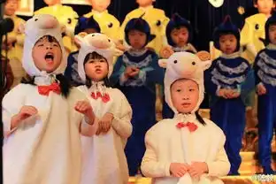贝儿扮小绵羊萌萌哒幼儿园开心过圣诞